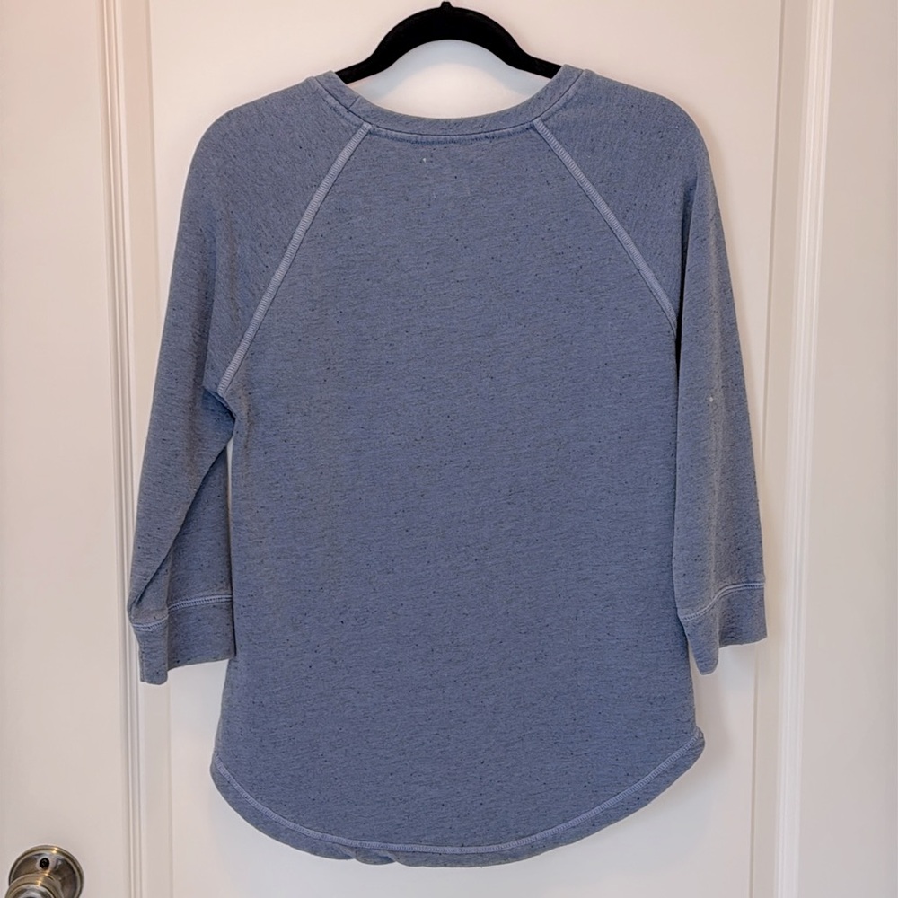 Lucky Brand Lucky Lotus Floral French Terry Top - Picture 3 of 15